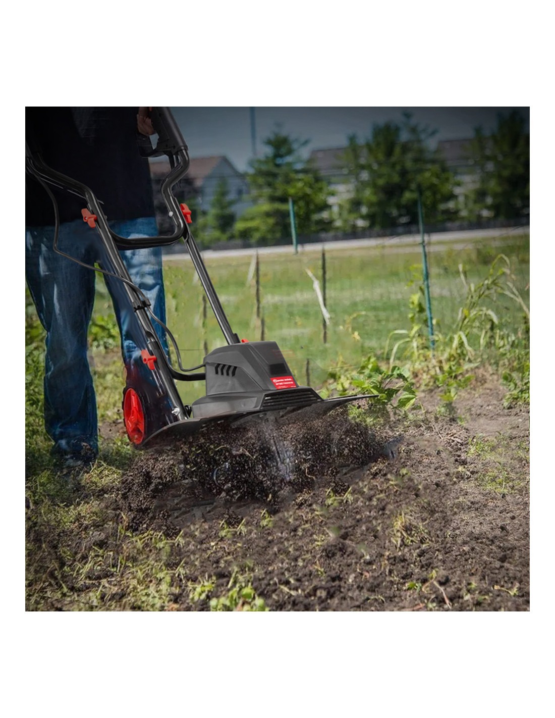 Motobineuse électrique 1500W 6 fraises 45cm Elem Garden