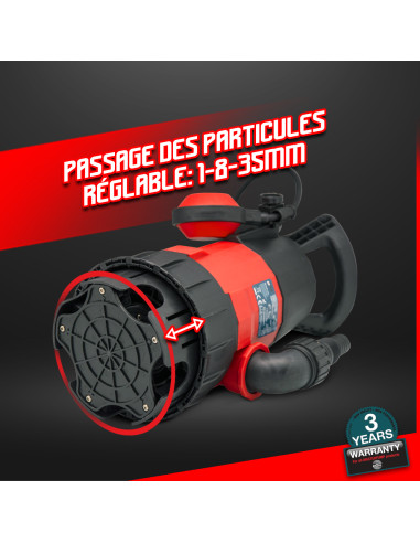 Pompe vide cave 3 en 1 - 550W - Master Pumps