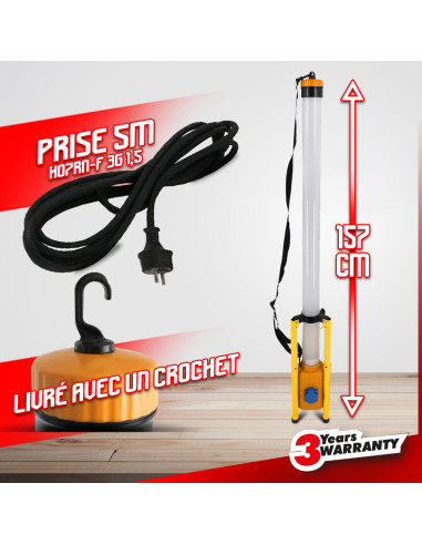 Projecteur LED de chantier 60W sur trépied - I-Wat