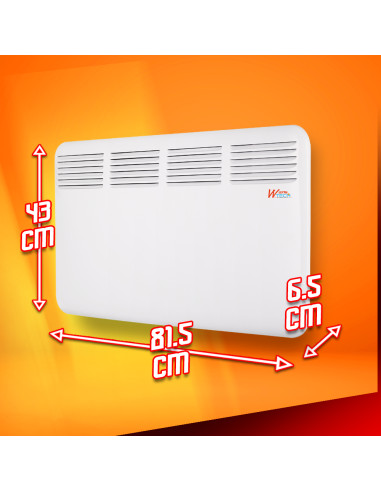 Convecteur mural 2000W - Warm Tech