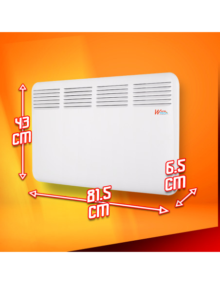 Convecteur mural 2000W - Warm Tech