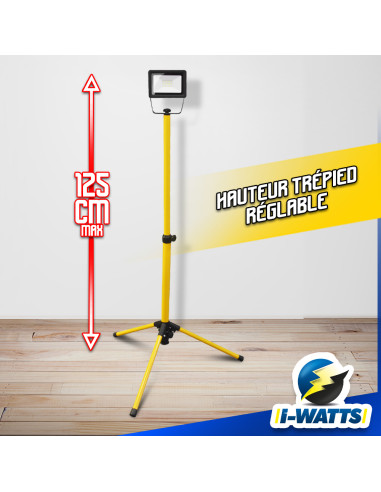 Spot LED 20W sur trépied - I-Watts