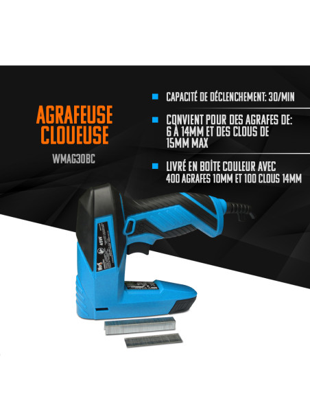 Agrafeuse cloueuse électrique - Work Men