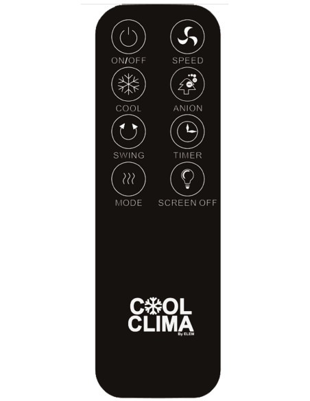 Rafraîchisseur d'air 75W 8L avec télécommande