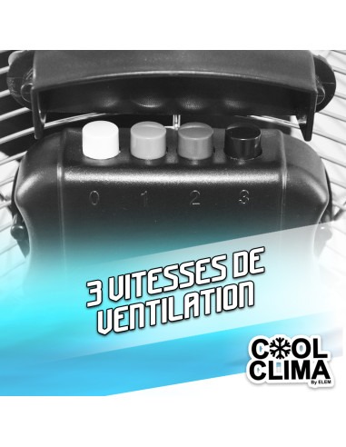 Ventilateur métallique 100W 40CM - Cool Clima
