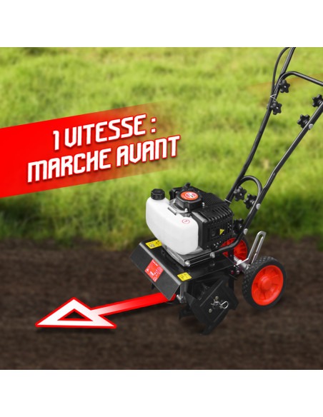 Microbineuse thermique 51.7CC 25cm - 4 Fraises