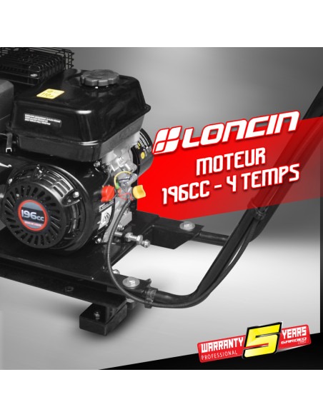 Broyeur de végétaux thermique 196CC - 50mm