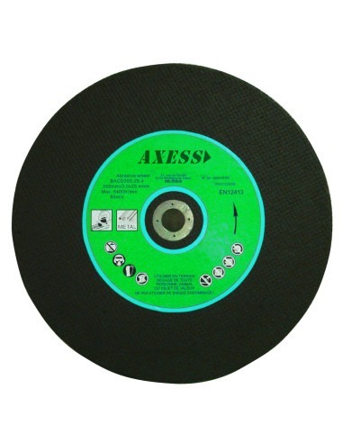 Disque 355mm pour tronçonneuse à métaux - Axess