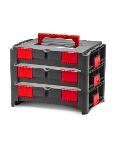 Lot de 3 coffrets empilables BEPS1 - Constructor