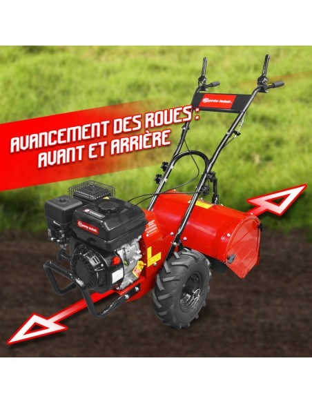 Rotovateur 212cc avec une largeur de travail de 48cm - Elem