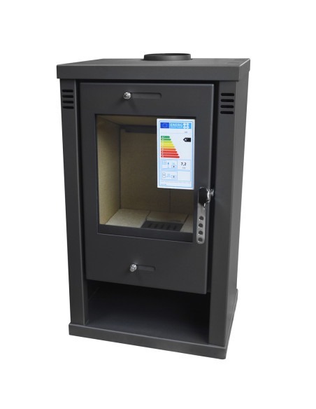 Poele à bois max 10.5KW - Warmtech