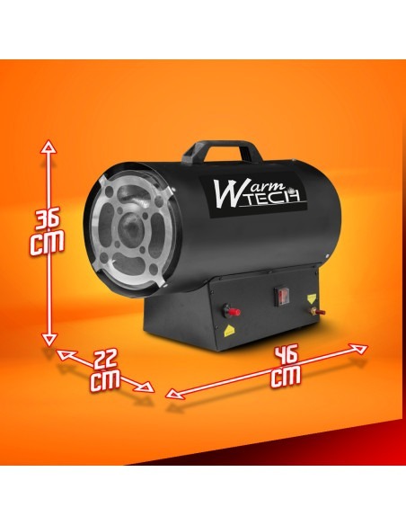 Canon à chaleur au gaz 30 KW / 102360 Btu/H - Warm Tech