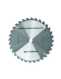 Scie à buches électrique 2200 W avec 2 lames 2