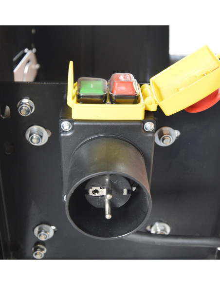 Scie à buches électrique 2200 W avec 2 lames