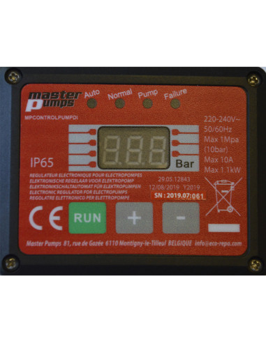 Régulateur électronique digital pour pompes