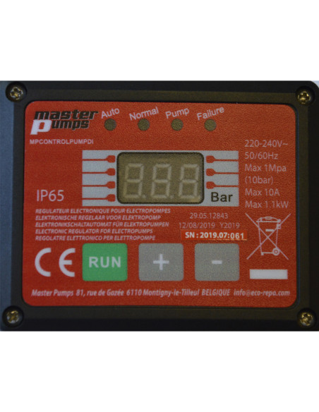 Régulateur électronique digital pour pompes