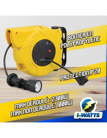 Enrouleur électrique automatique 20M-3g1.5-HO5