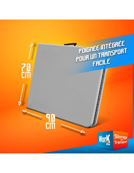 Table de camping pliante 180x70x74cm