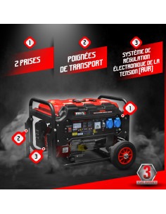GENERATEUR MAX 2800W + ROUES 2
