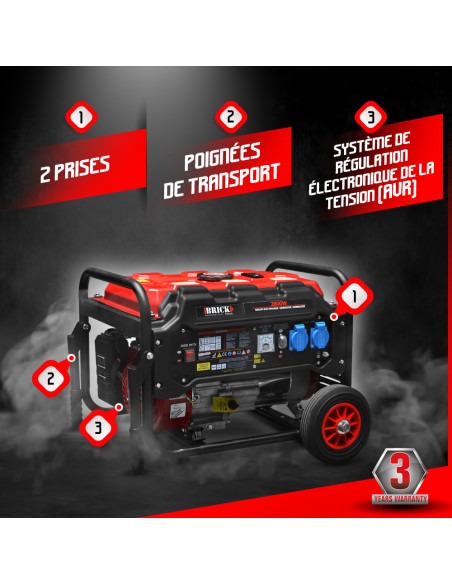 GENERATEUR MAX 2800W + ROUES