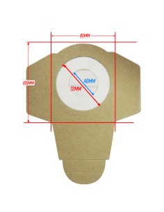 Lot de 5 sacs 20L pour aspirateur Twister TWVC1251 2