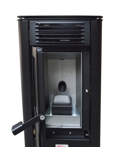 Poêle à pellets 8Kw noir + boitier Wifi