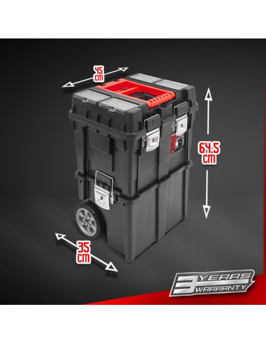 Servante plastique 45x35x64.5cm - Movitools