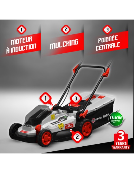 Kit 3 machines rechargeables 20V max - Elem Garden