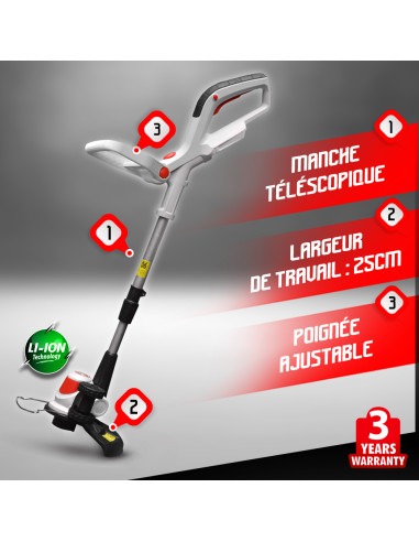 Kit 3 machines rechargeables 20V max - Elem Garden