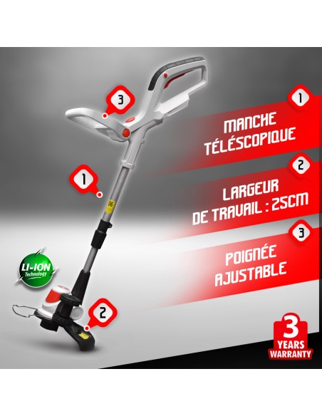 Kit 3 machines rechargeables 20V max - Elem Garden