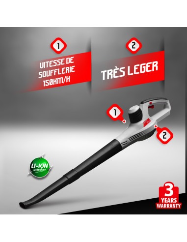 Kit 3 machines rechargeables 20V max - Elem Garden