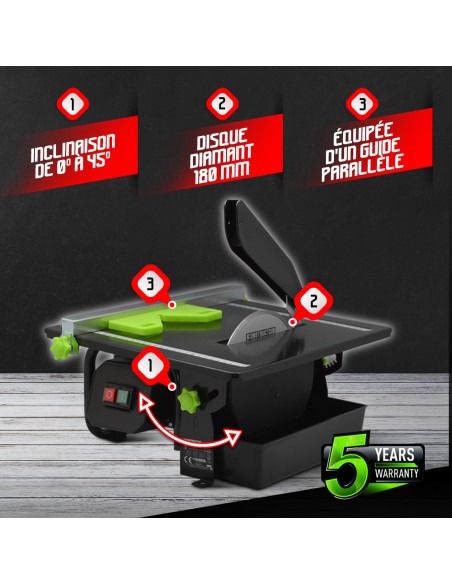 Table coupe carrelages 600W - 180mm - Constructor