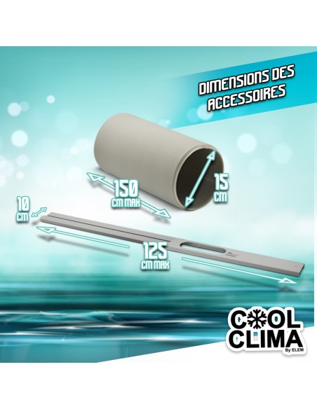 Climatiseur mobile 9000BTU - 2.64KW - Cool Clima