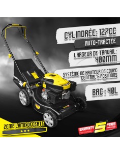 Tondeuse thermique 127cc - 40 cm - 2eme lame 2