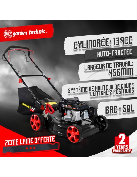 TONDEUSE 46CM-139CC+ HOUSSE DE PROTECTION