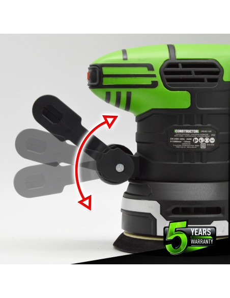 Ponceuse excentrique 450w - 125mm - Constructor