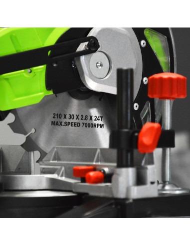Scie à onglet 1400w - Lame 210mm 24 dents - Constructor