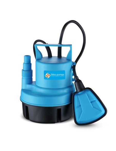 Pompe vide caves pour eaux claires 200W équipée d un flotteur -