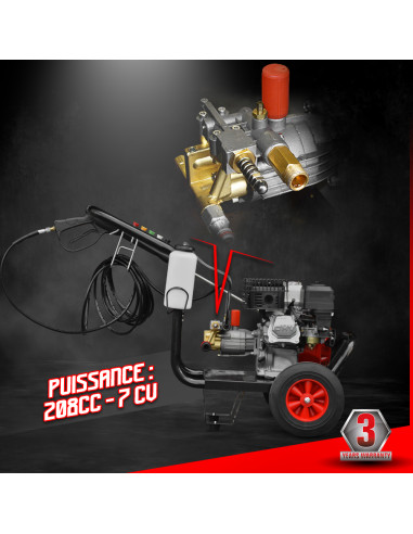 Nettoyeur haute pression thermique 240 bars-Brick