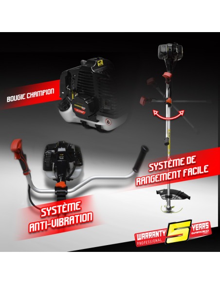 Débroussailleuse thermique professionnelle 51.7CC