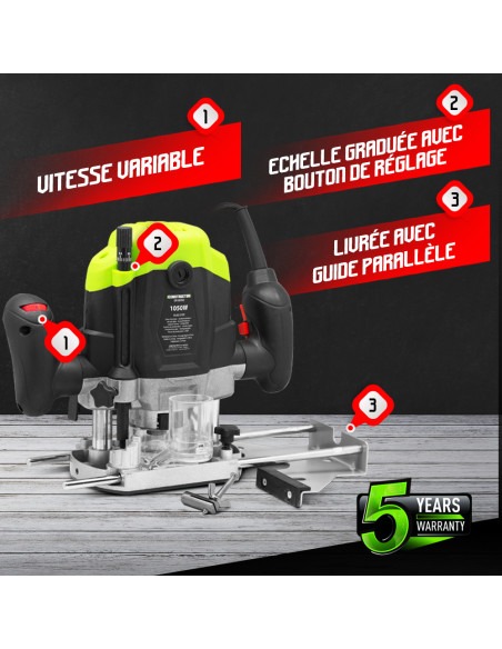 Défonceuse 1050W - Constructor