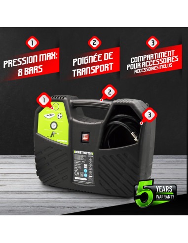 Compresseur portable 1100W - Constructor