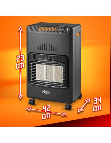 Chauffage au gaz infrarouge 4200W - Warmtech