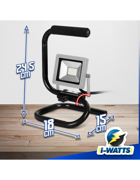 Projecteur led 10W sur base - I-Watts