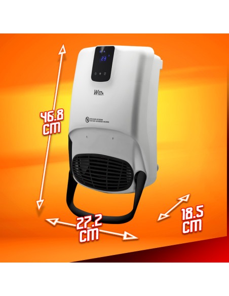 Radiateur soufflant mural sèche serviettes 2000W -