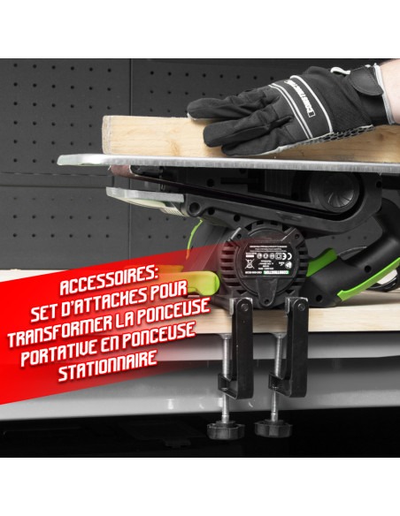 Ponceuse à bande 2en1 1010W - Constructor