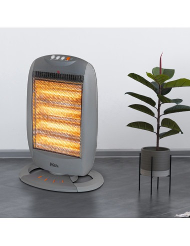 Chauffage halogène oscillant 1600W - Warmtech