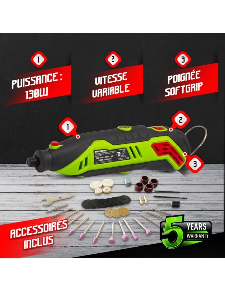 Mini outil multi fonctions 130W - Constructor