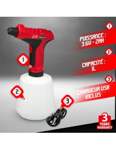 Vaporisateur rechargeable 3.6V lithium - Elem Gard 2