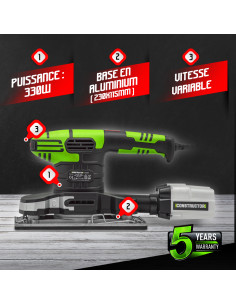 Ponceuse vibrante 330W - Constructor 2